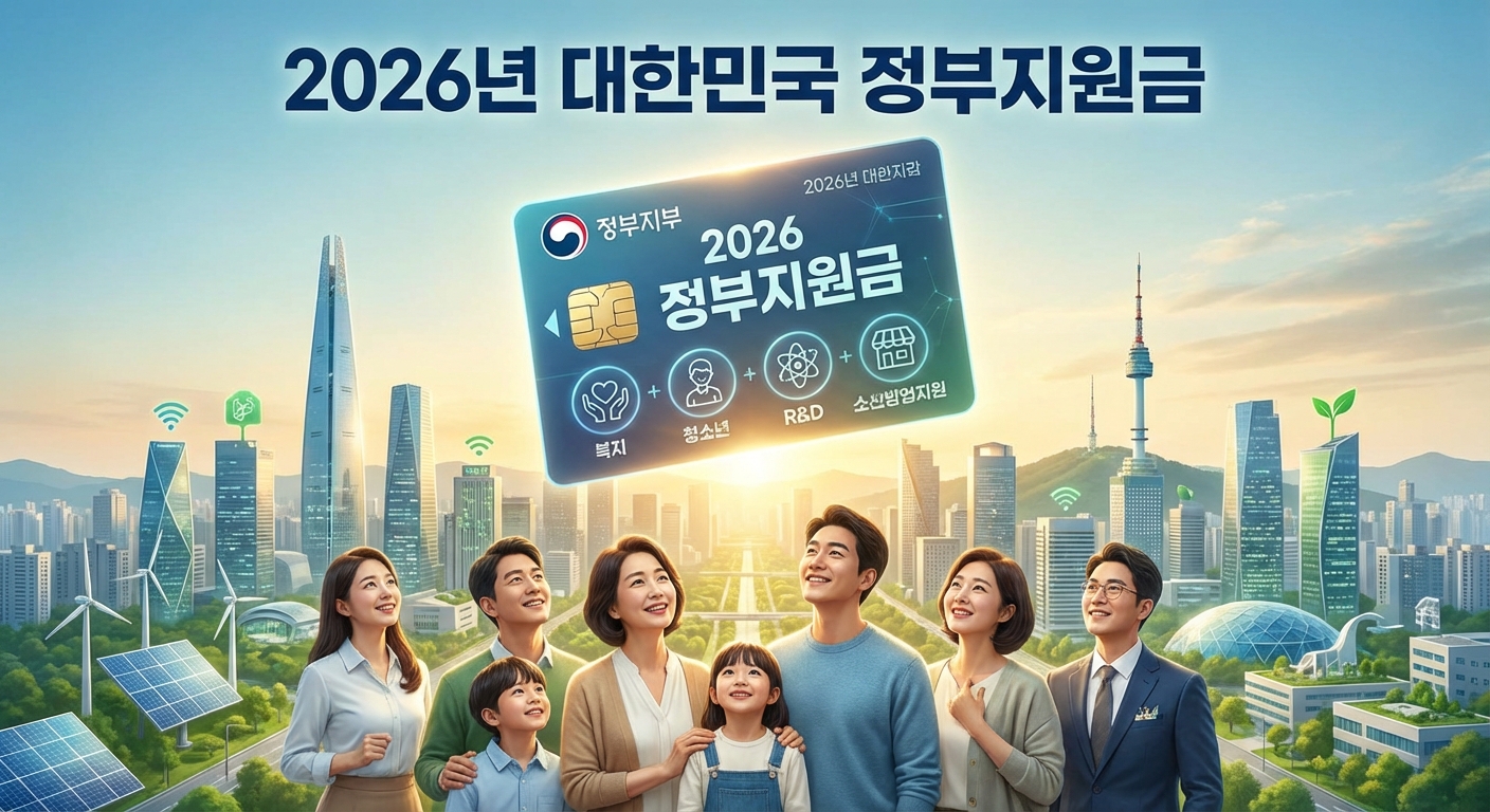 2026년 정부지원금 총정리✨ 청년미래적금부터 생활비 지원까지 꼭 챙기세요!
