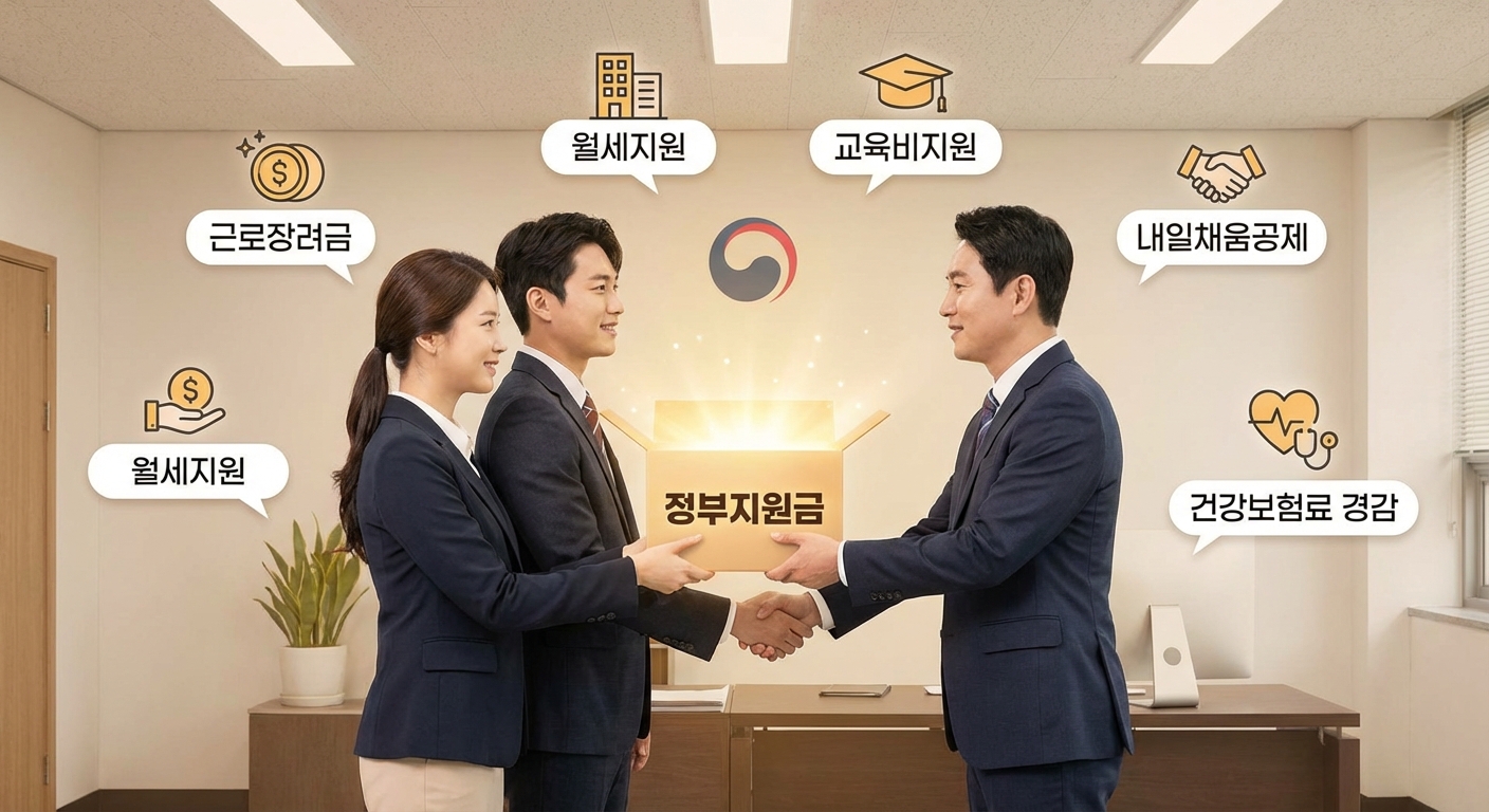 직장인도 받을 수 있는 정부지원금! 몰라서 못 받는 돈!