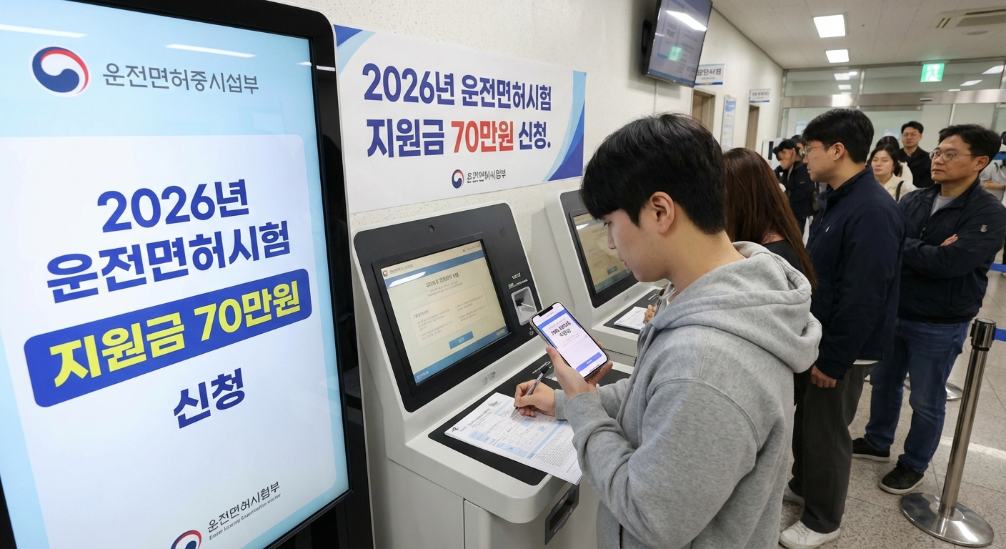 2026년 청년 운전면허 지원금 최대 70만원!